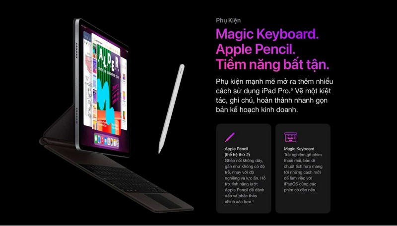iPad Pro M2 vẫn kết nối nhanh chóng với phụ kiện